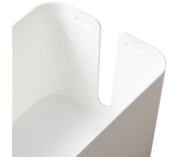 MOZOS Organizer na kable i listwy Biały Drewno KBO-LW-WOOD - 1095140 - zdjęcie 3